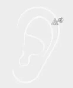 Crystal Triangle Piercing