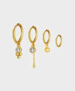 Mini Hoop Øreringe Set