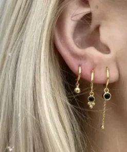 Mini Hoop Øreringe Set