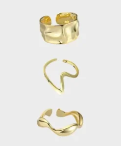 Ring Mix - Guldfarvet